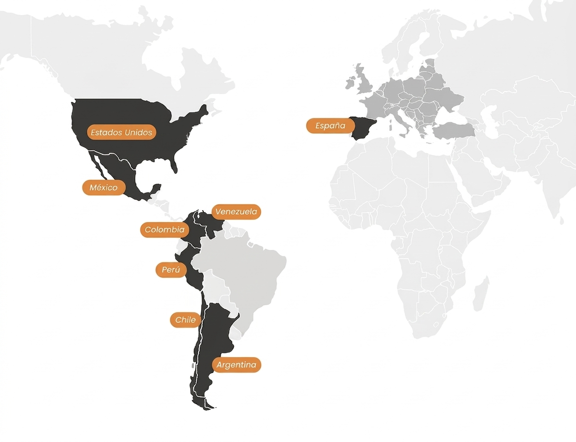 Mapa de procedencia